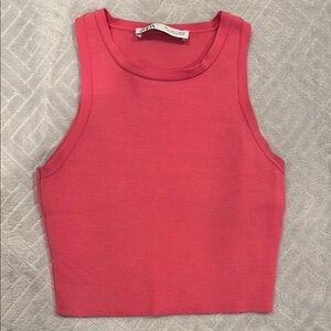 Zara Coral Tank Top
